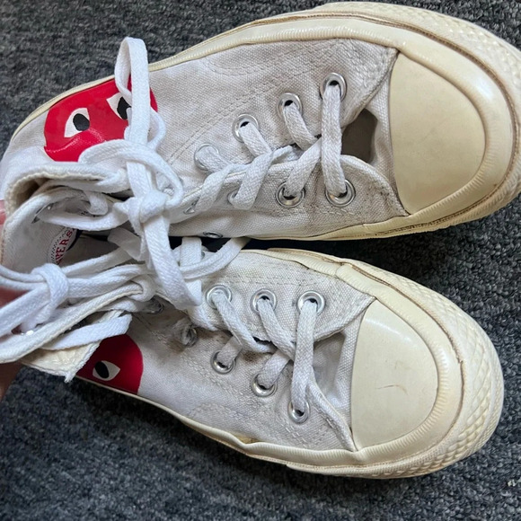 Comme Des Garçons Converse High Top Sneakers, size 6 - Picture 4 of 12